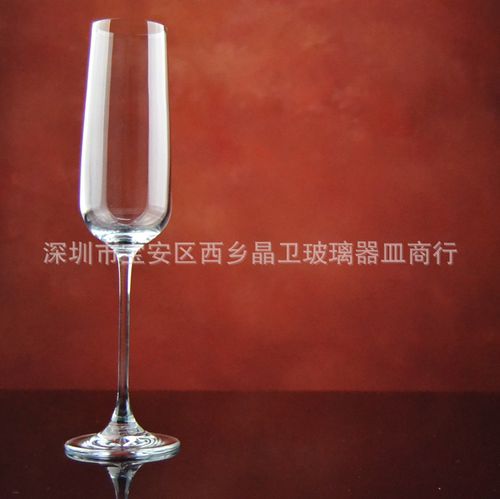 工厂直销无铅水晶玻璃香槟杯套装 通透质感与安心之选